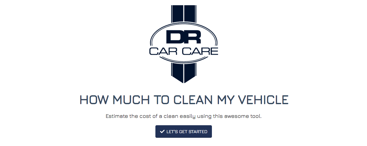 DR Car Care Custom Quote